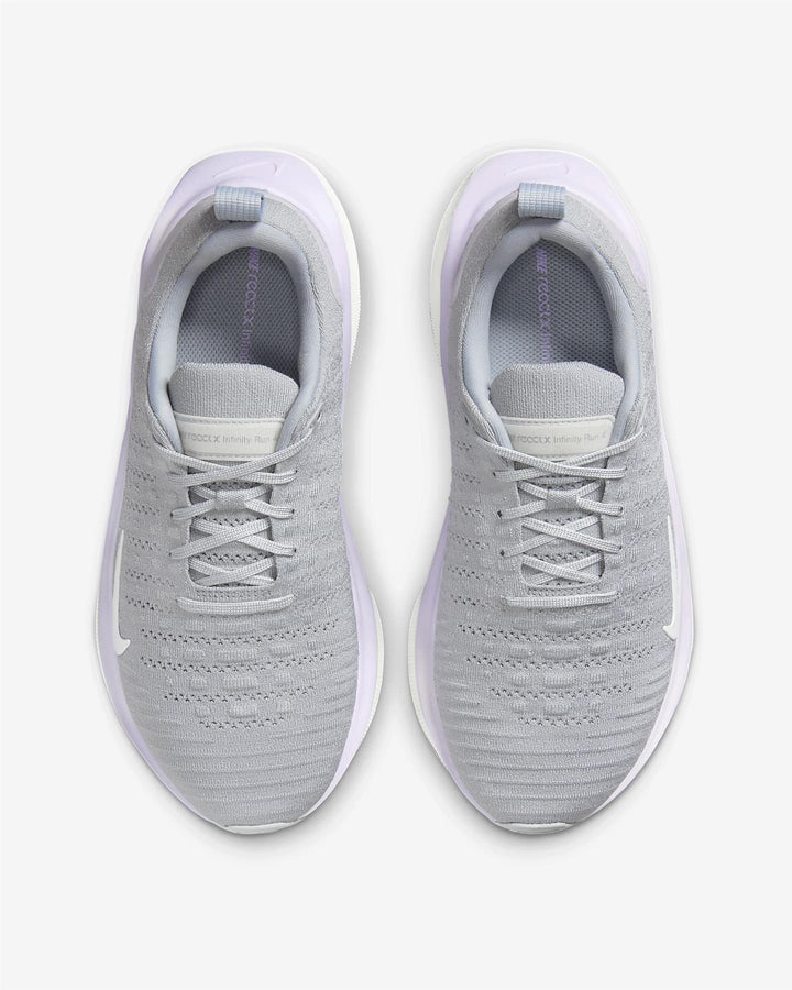 Women's Wide Fit Nike FN0880-012 Reactx Infinity Run 4 Running Trainers in Grey - Image 1