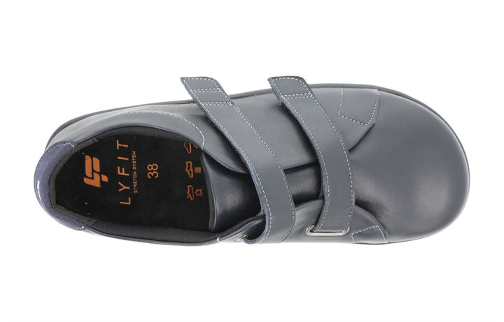 Women's Wide Fit DB Scott Shoes in Black - Image 1