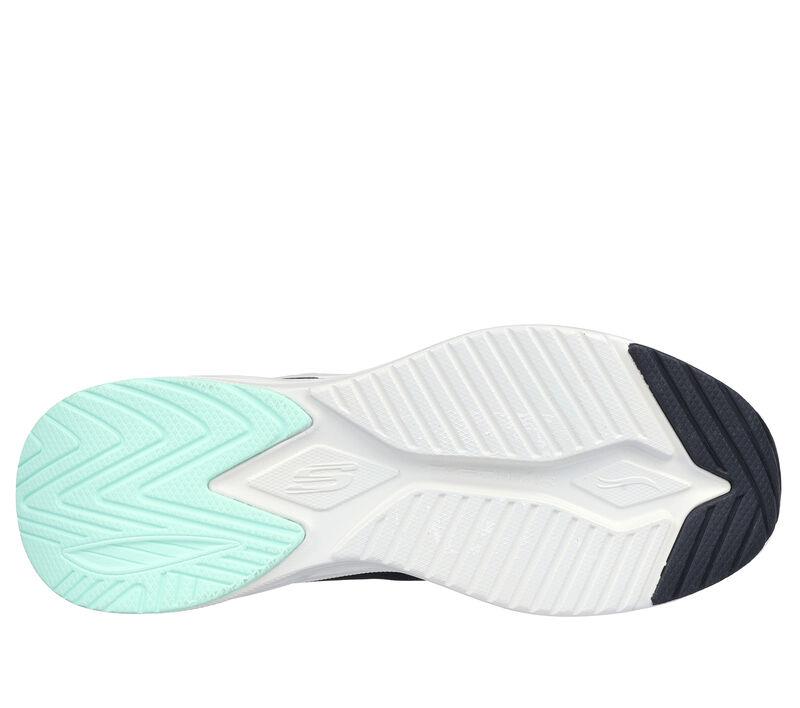 Women's Wide Fit Skechers 150131 Skech Air Meta - Aired Out Trainers in Charcoal/Multi - Image 6
