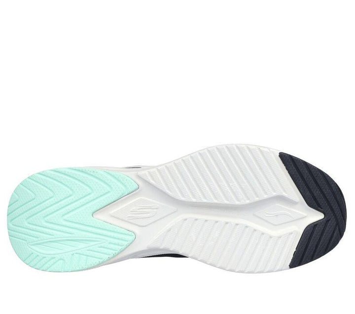 Women's Wide Fit Skechers 150131 Skech Air Meta - Aired Out Trainers in Charcoal/Multi - Image 1