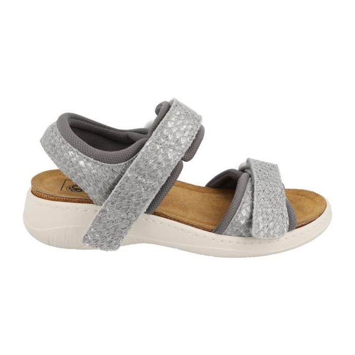 Women's Wide Fit DB Teal Sandals in Blue - Image 6