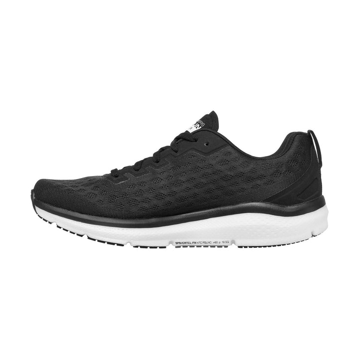 Men's Wide Fit Skechers 246005 Go Run Ride 9 Trainers in Black/White - Image 1
