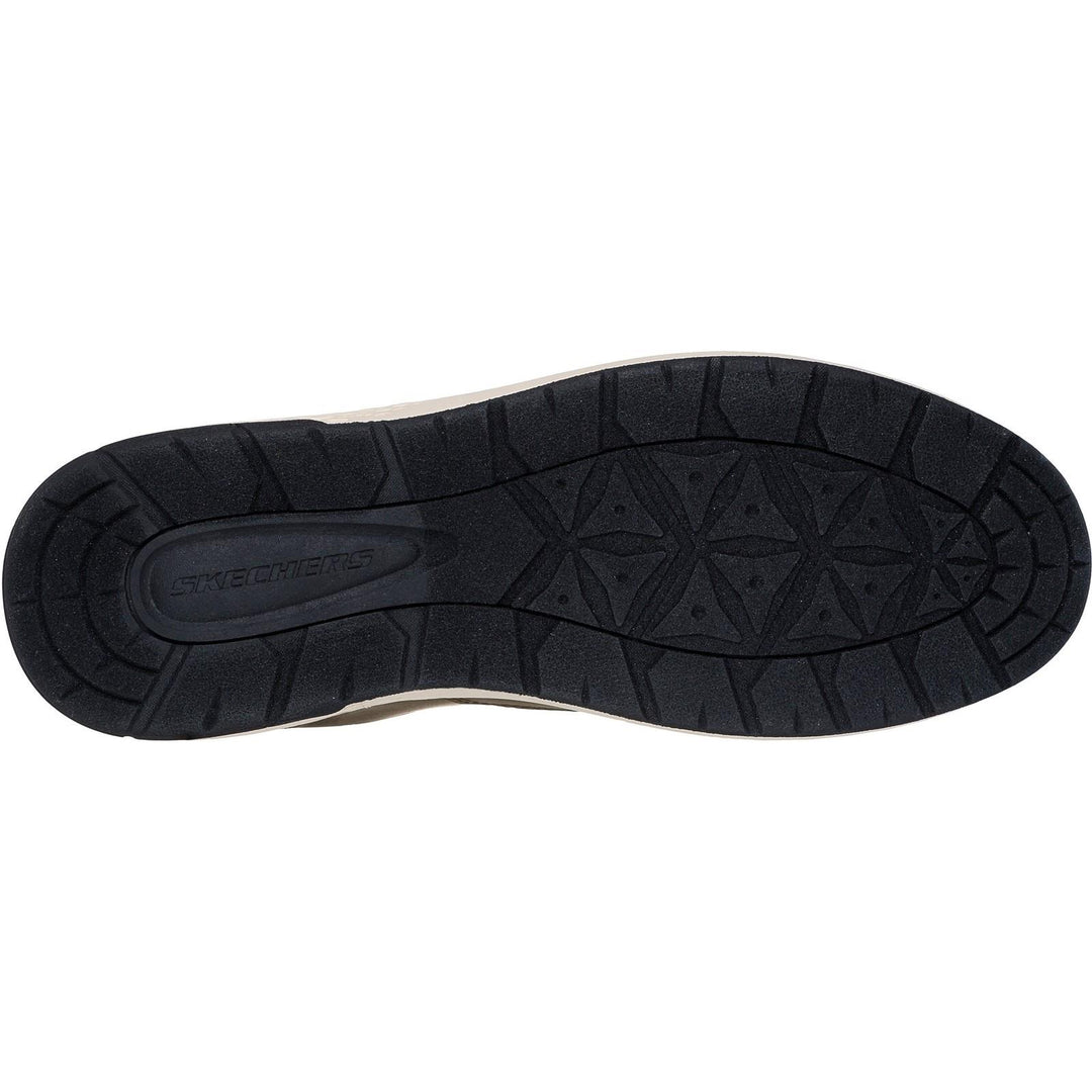 Men's Relaxed Fit Skechers 205234 Garlan Pryor Waterproof Trainers in Olive - Image 6