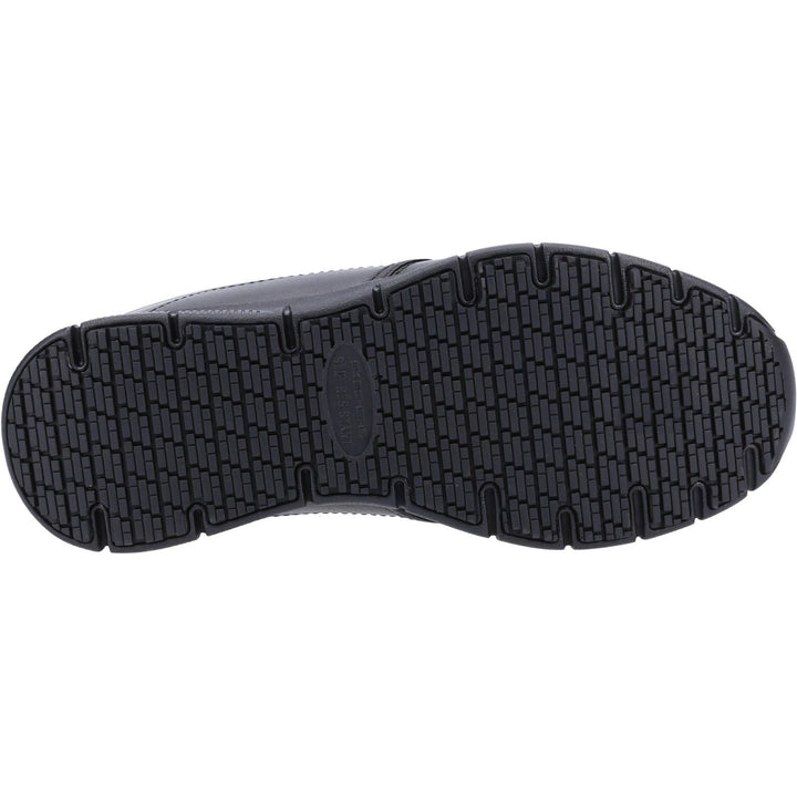 Women's Wide Fit Skechers 77236EC Nampa Annod Occupational Trainers in Black - Image 1
