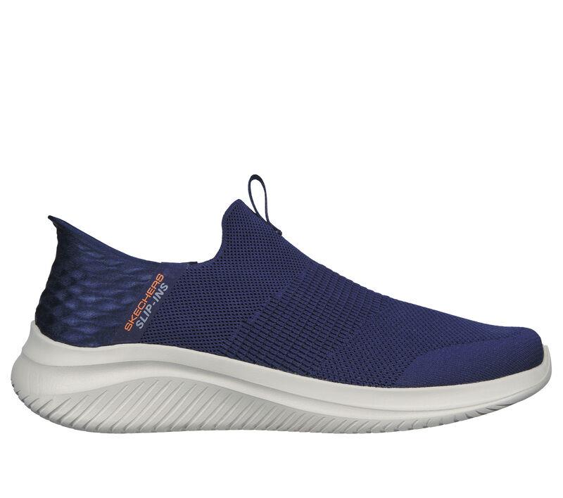 Men's Wide Fit Skechers 232450W Slip-ins Ultra Flex 3.0 - Smooth Step Trainers in Navy - Image 2