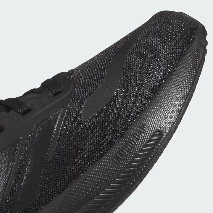 Men's Wide Fit Adidas Runfalcon 5 JH5184 Walking/Running Trainers in Black/Black - Image 1