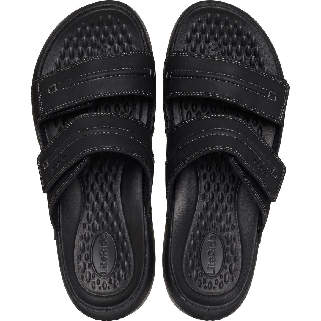 Men's Crocs 209396 Yukon Vista II Sandals in Black - Image 5