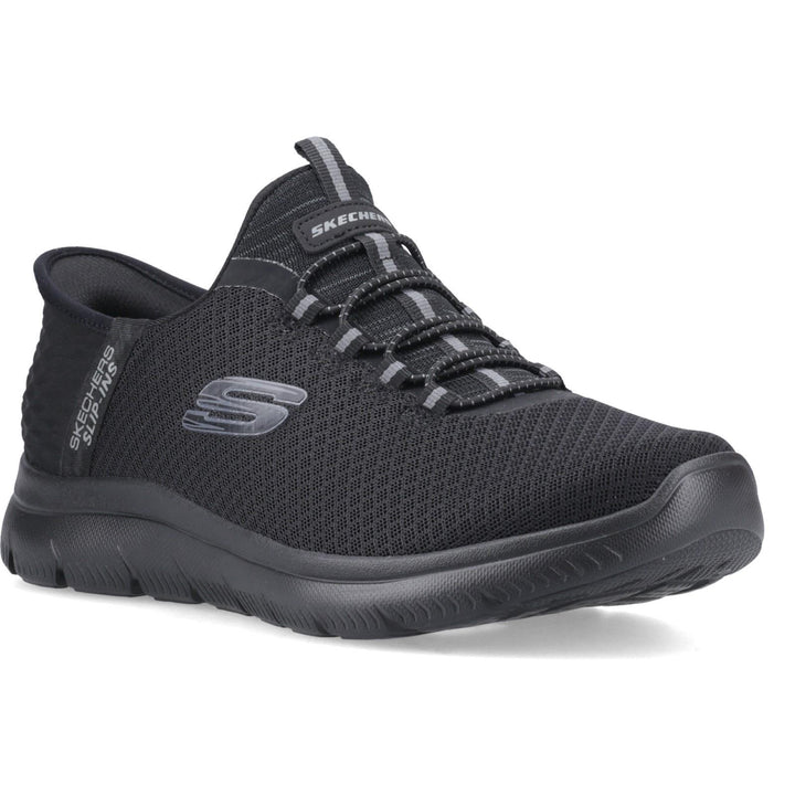 Men's Wide Fit Skechers Slip-ins 232457 High Range Summits Trainers in Black - Image 1