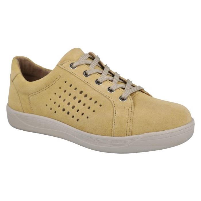 Women's Wide Fit DB Aleen Shoes in Sky Blue Suede - Image 1