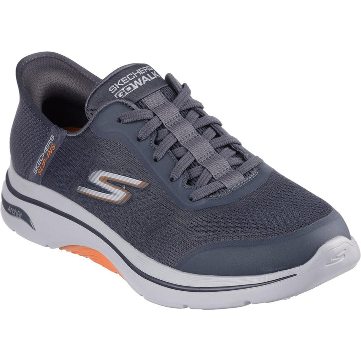 Men's Wide Fit Skechers 216602 Slip-ins Arch Fit 2.0 Simplicity Trainer in Navy - Image 1