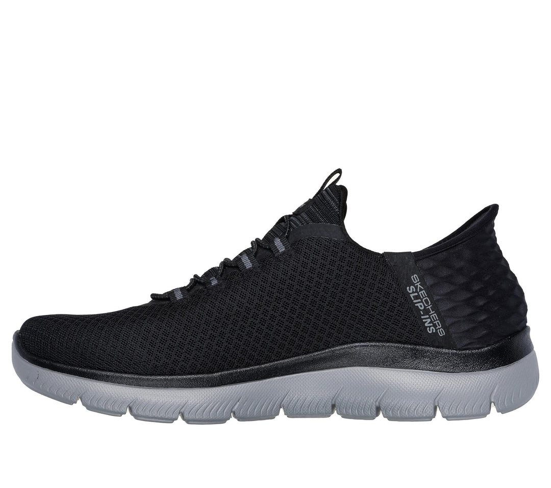Men's Wide Fit Skechers 232457 Slip-ins High Range Summits Trainers in Black/Charcoal - Image 4