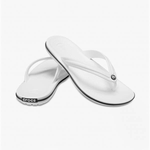 Mens Crocs 11033 Crocband Flip Flops in Black - Image 1