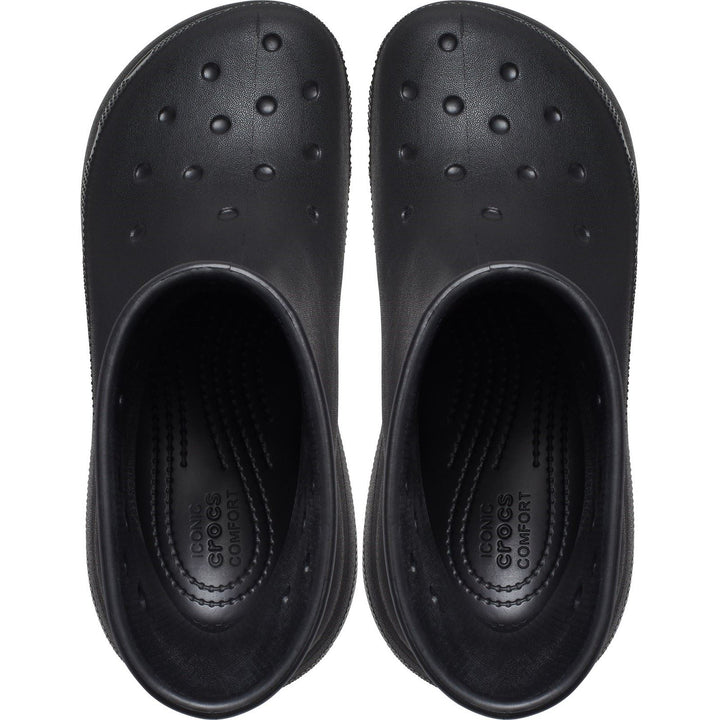 Women's Crocs 207946 Classic Crush Boots in Black - Image 1