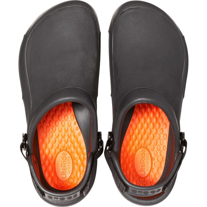 Men's Crocs 205669 Bistro Pro Literide Clog Sandals in Black - Image 1