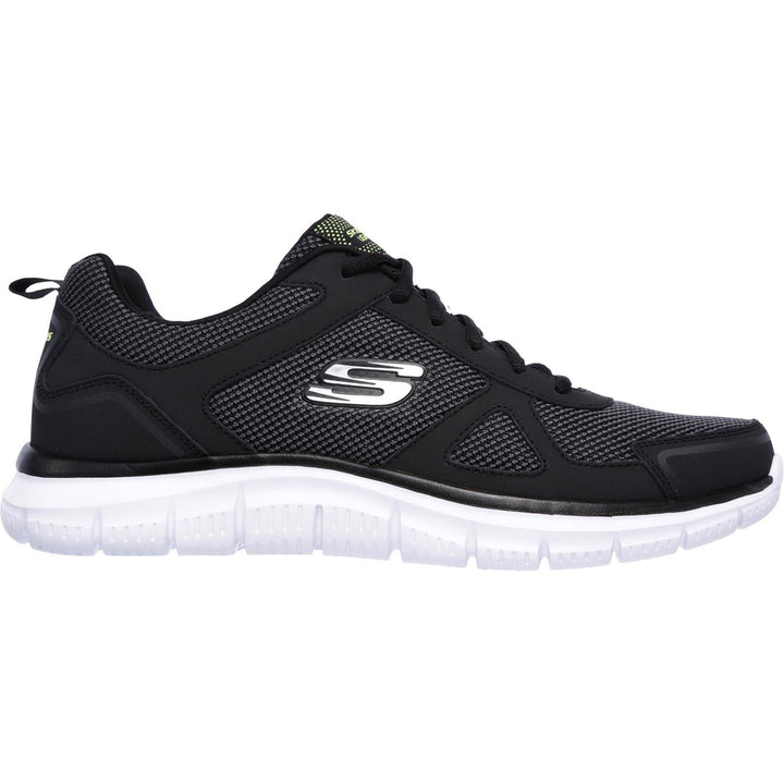 Men's Wide Fit Skechers 52630 Track Bucolo Sports Trainers - Black/White in Black/White - Image 1