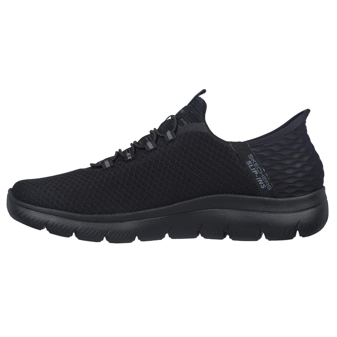 Men's Wide Fit Skechers Slip-ins 232457 High Range Summits Trainers -  Black in Black - Image 4