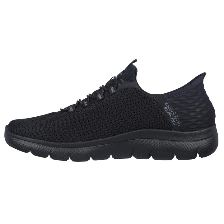 Men's Wide Fit Skechers Slip-ins 232457 High Range Summits Trainers -  Black in Black - Image 1