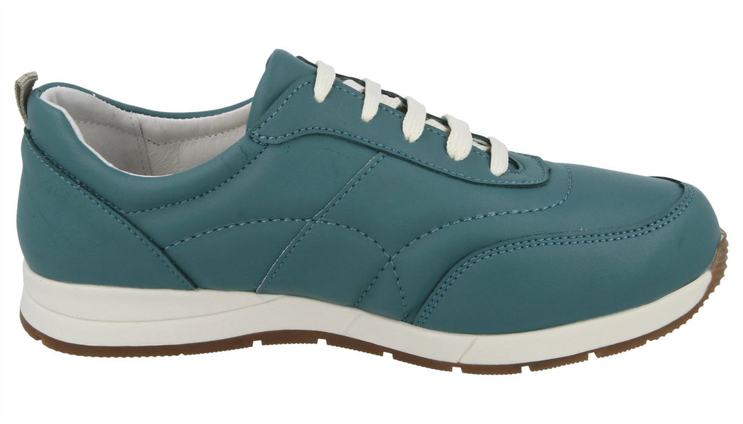 Womens Wide Fit DB Daytona Canvas in Black - Image 8