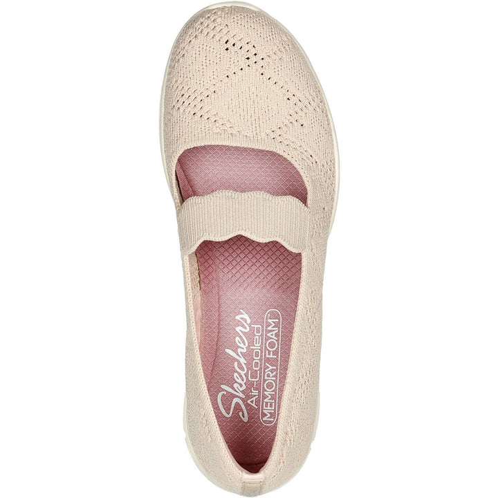 Women's Wide Fit Skechers 158110 Seager Shoes in Light Pink - Image 1