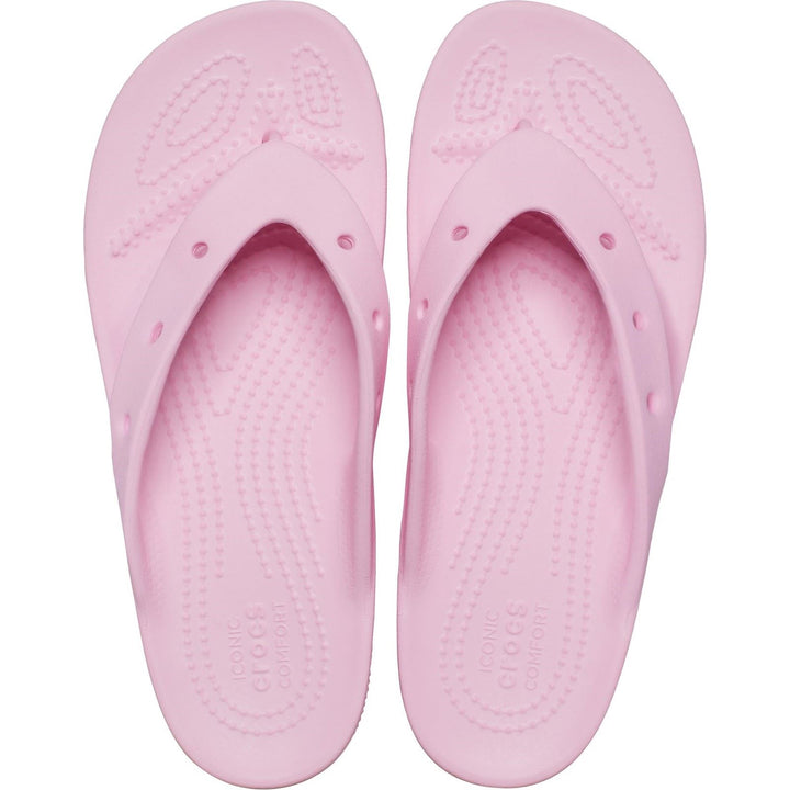 Women's Crocs 207714 Classic Platform Flip Flop in Bone - Image 1
