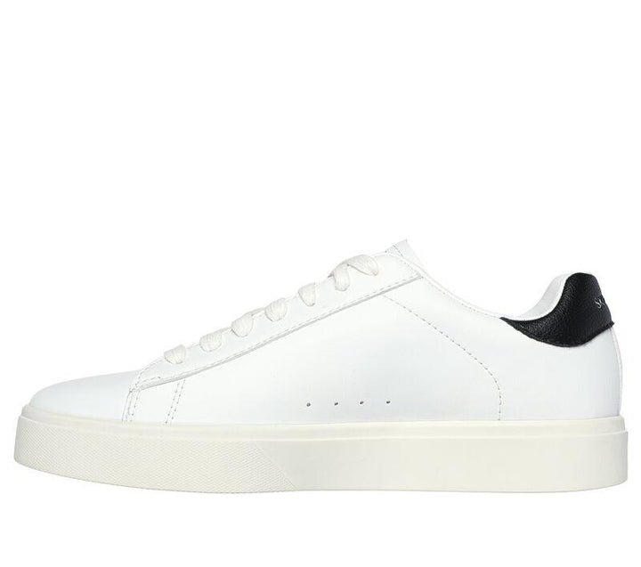 Women's Wide Fit Skechers 185016 Eden Lx Beaming Trainers in White/Black - Image 1