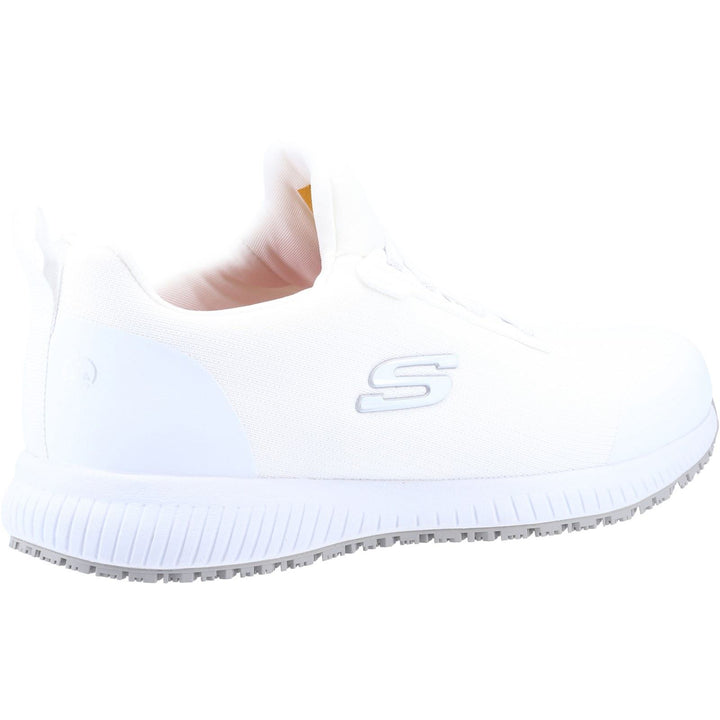 Men's Wide Fit Skechers 200051EC Squad Sr Myton Trainers - White in White - Image 1