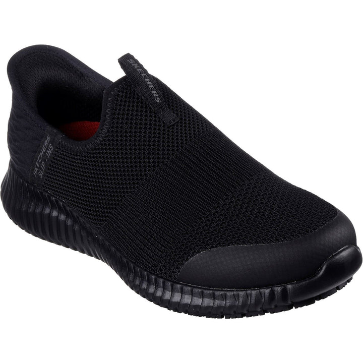 Women's Wide Fit Skechers 108127EC Cessnock Gwynedd Work Trainers in Black - Image 1
