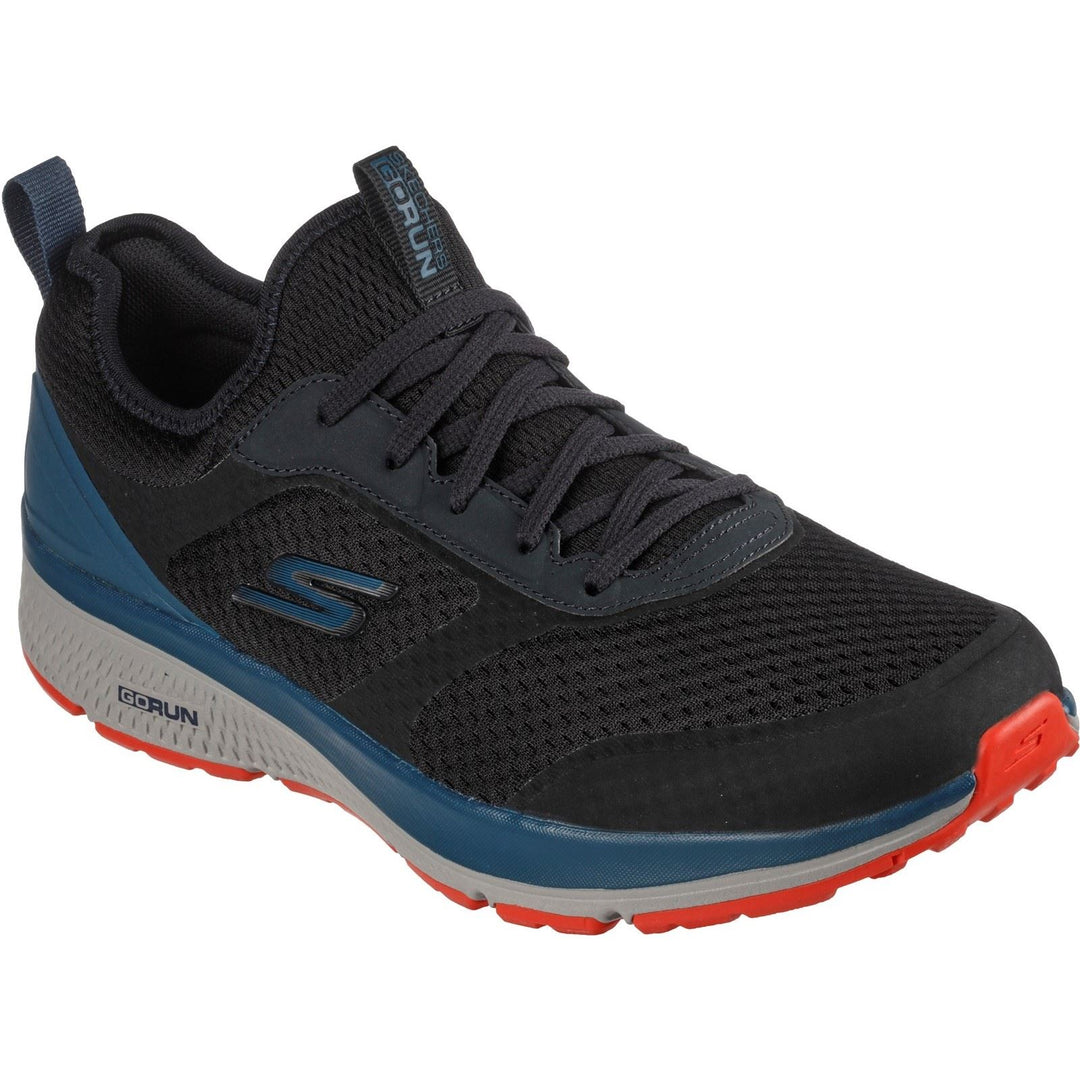 Men's Wide Fit Skechers 220102 GOrun Consistent Trainers - Black/Blue in Black/Blue - Image 3