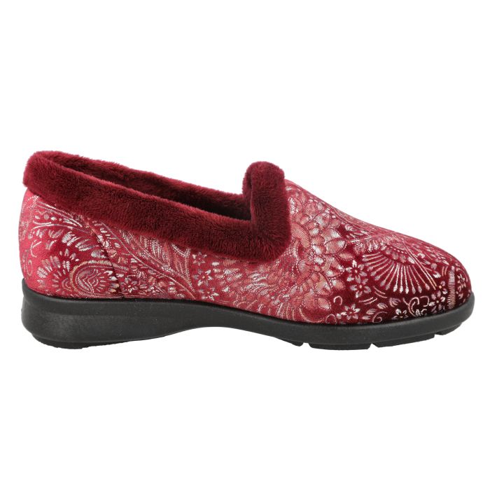 Womens Wide Fit DB Devizes Shoes in Navy Textile - Image 1