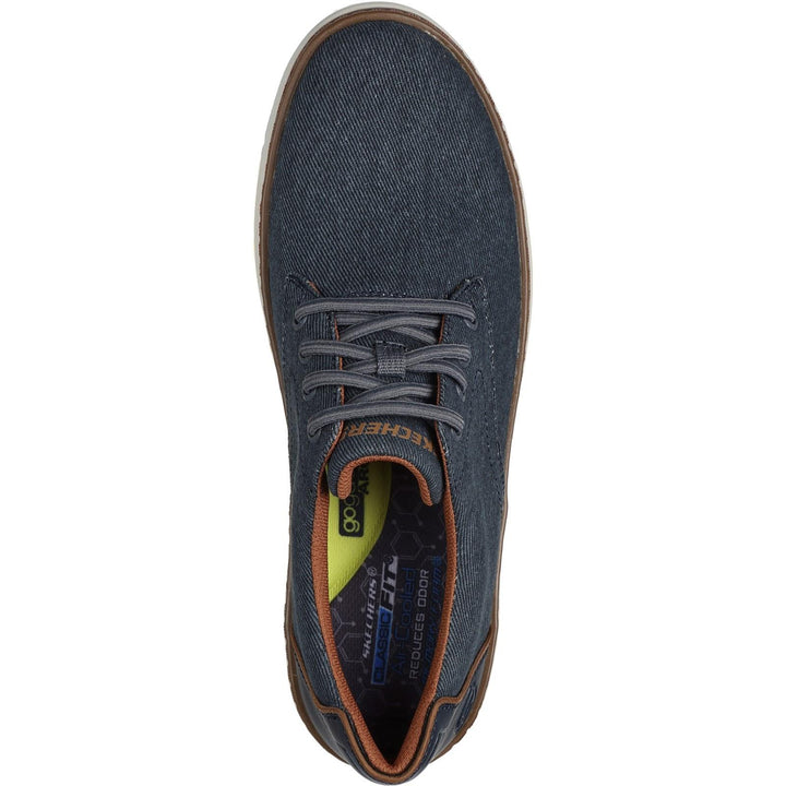 Men's Wide Fit Skechers 205135 Hyland Ratner Shoes in Navy - Image 1