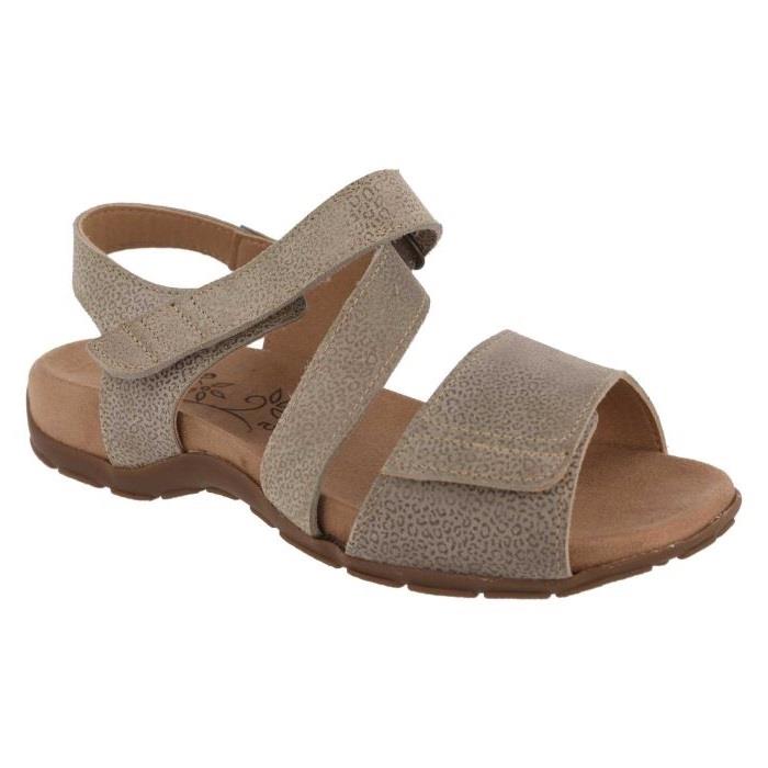 Women's Wide Fit DB Kalista Sandals in Blue Print Leather - Image 7
