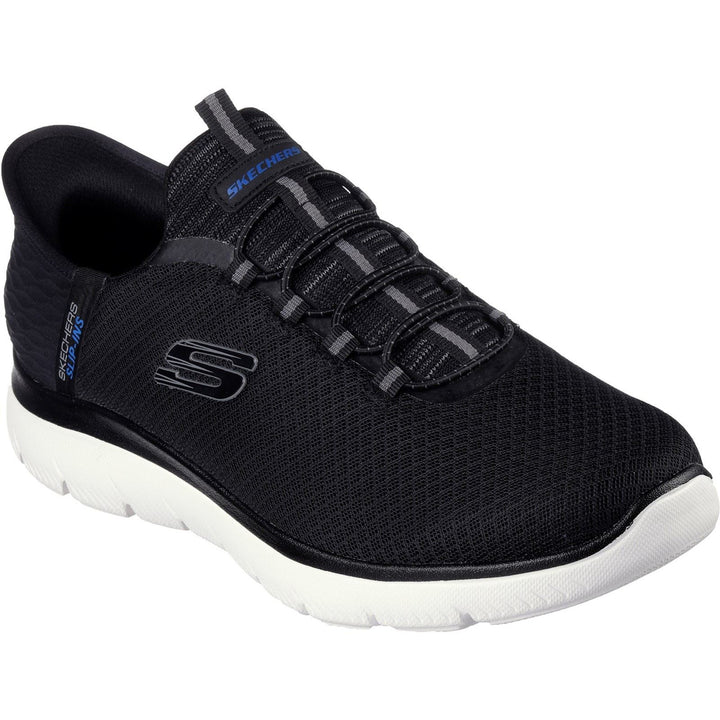 Men's Wide Fit Skechers 232457 Slip Ins Summits High Range Trainer in Black - Image 1