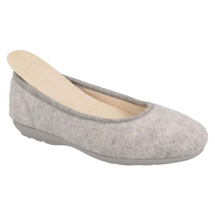 Women's Wide Fit DB Luella Pump Slippers in Mint Green Felt - Image 9