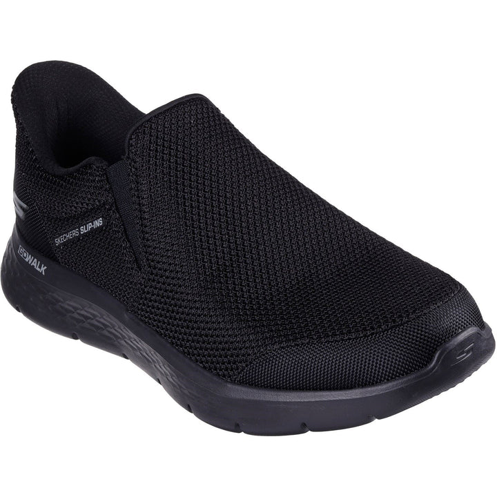 Men's Wide Fit Skechers 216333 Slip-ins Go Walk Flex Ojai Trainers in Black - Image 1