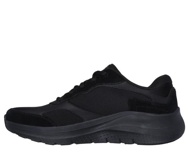 Men's Wide Fit Skechers 232702 Arch Fit 2.0 The Keep Walking Trainers in Black - Image 4