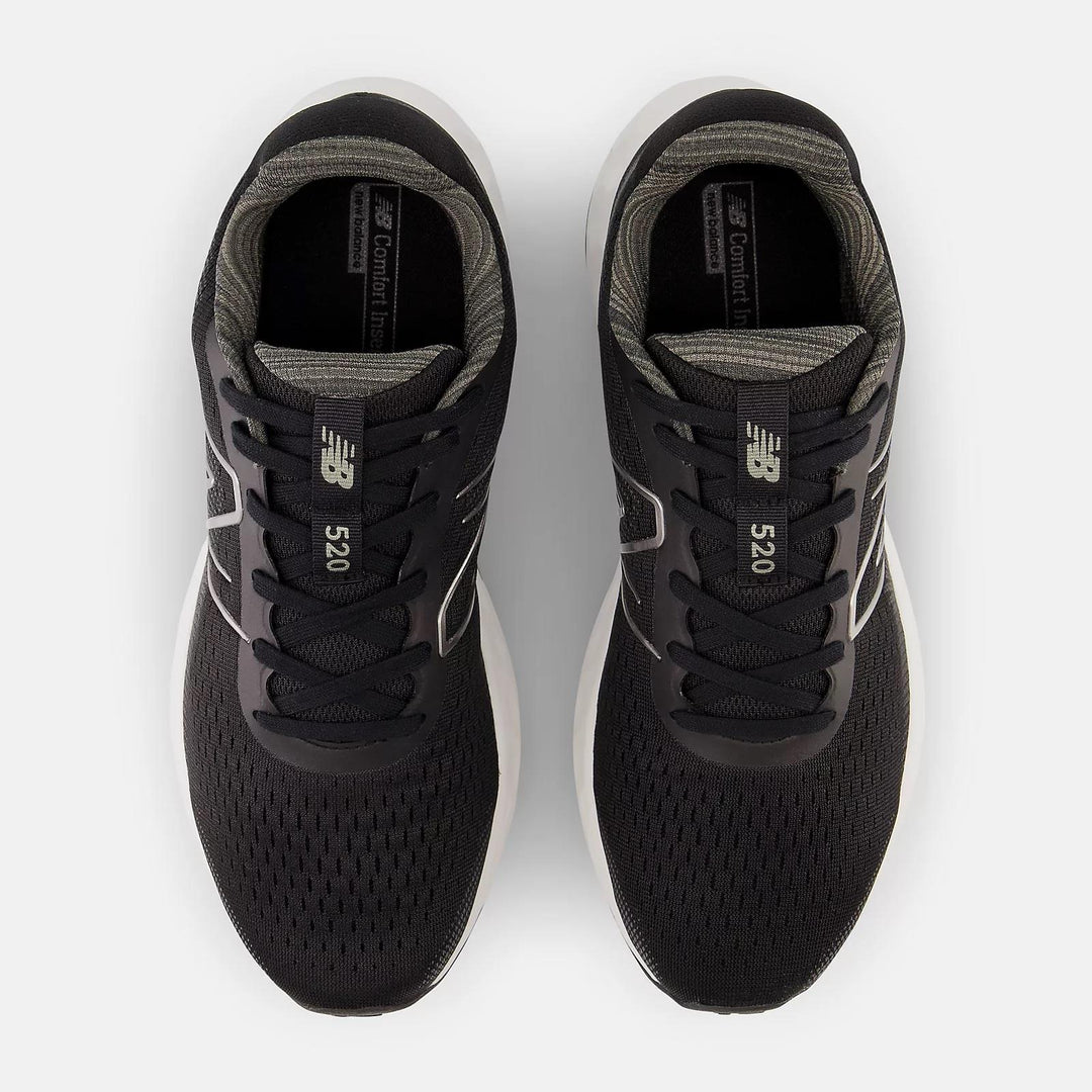 Women's Wide Fit New Balance M520LB8 Running Trainers in Black - Image 7