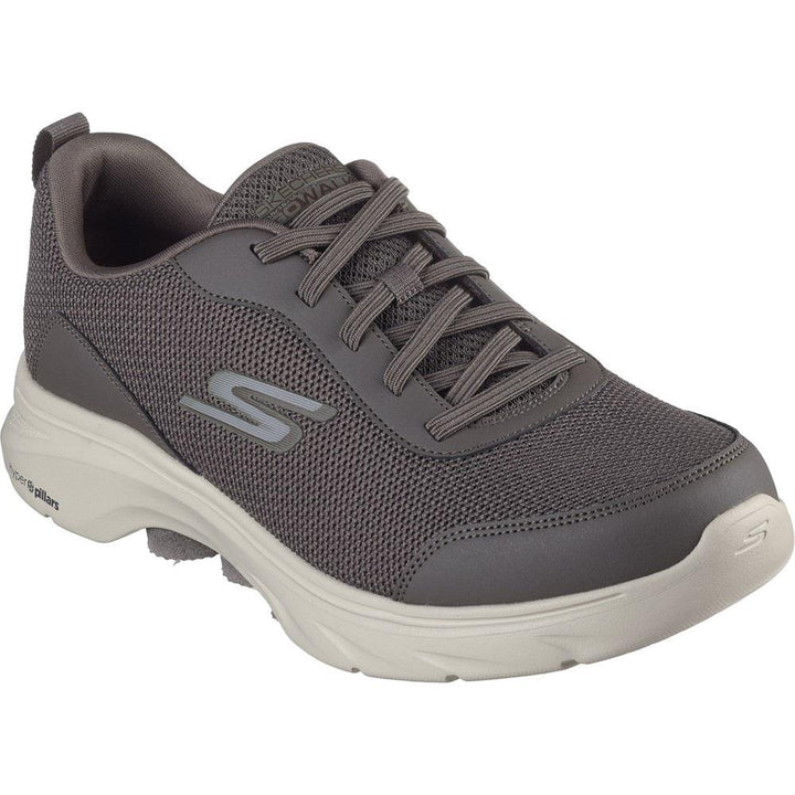 Men's Wide Fit Skechers 216644 Go Walk 7 Trainers in Black - Image 1