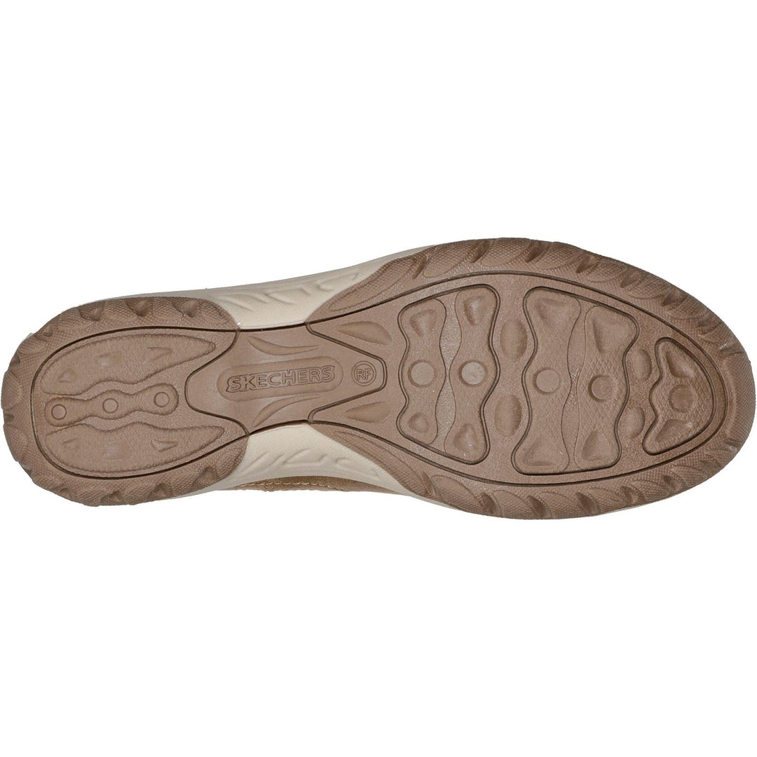 Women's Wide Fit Skechers 158388 Reggae Fest 2.0 NY Microleather Chelsea Boots in Mushroom Microleather - Image 6