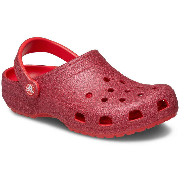 Men's Crocs 205942 Glitter Clog Sandals in Cherry Red - Image 1