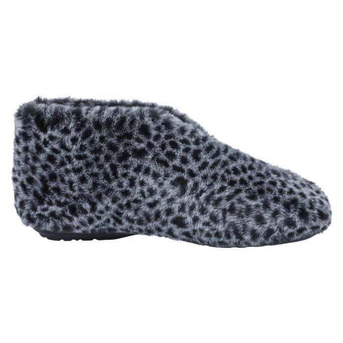 Women's Wide Fit DB Malton Slippers in Black Textile - Image 1