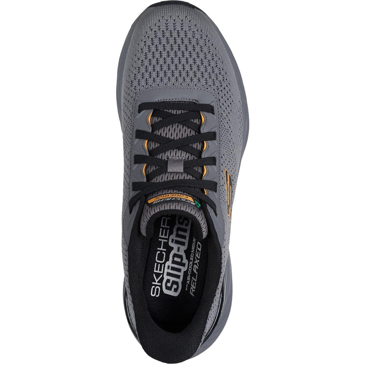 Men's Relaxed Fit Skechers 232846 Slip-ins Sport Edgeride Erlson Trainers in Navy/Orange - Image 1
