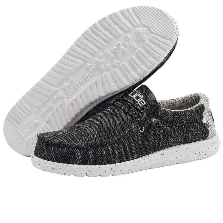 Men's Heydude Classic Wally Stretch Mix Shoes in Limestone - Image 1