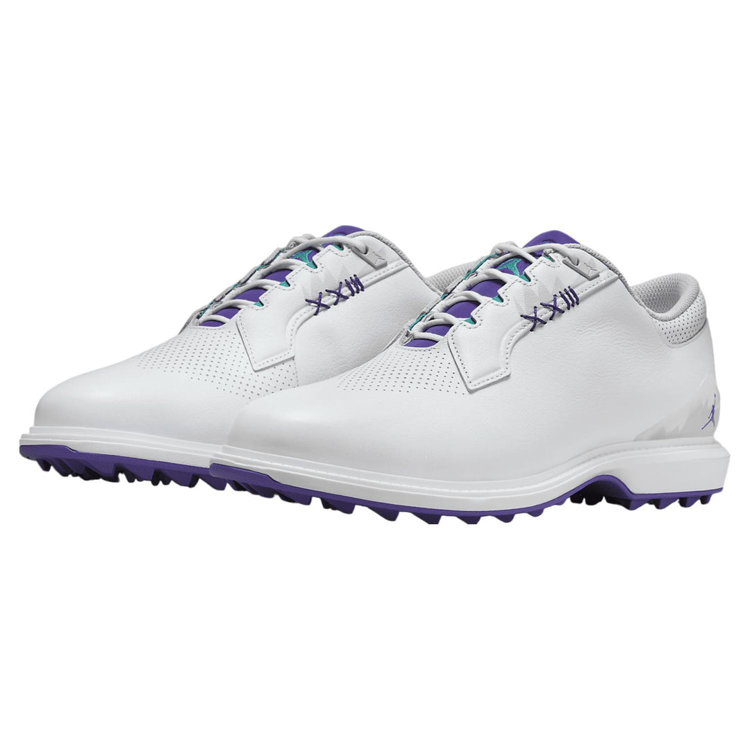 Men's Wide Fit Nike FQ7874-100 Jordan Adg 5 Waterproof Golf Shoes in White - Image 4