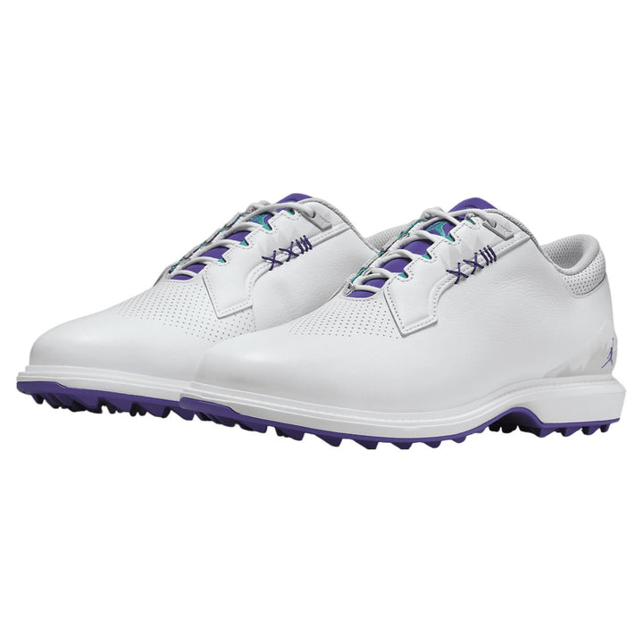 Men's Wide Fit Nike FQ7874-100 Jordan Adg 5 Waterproof Golf Shoes in White - Image 1