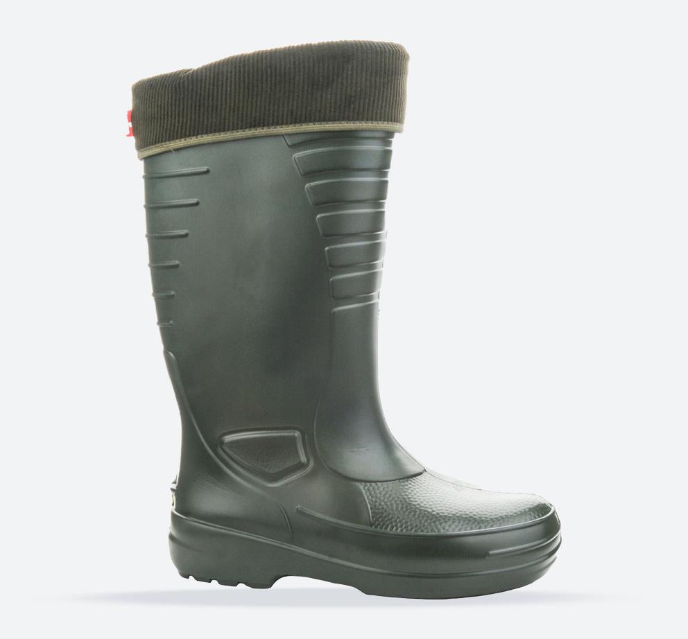Women's Wide Fit Wellies Wader 862 Boots in Dark Green - Image 1