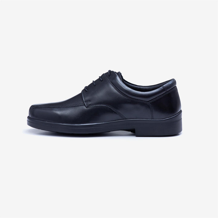 Mens Wide Fit Tredd Well Holmes Lace Shoes - Black in Black - Image 1