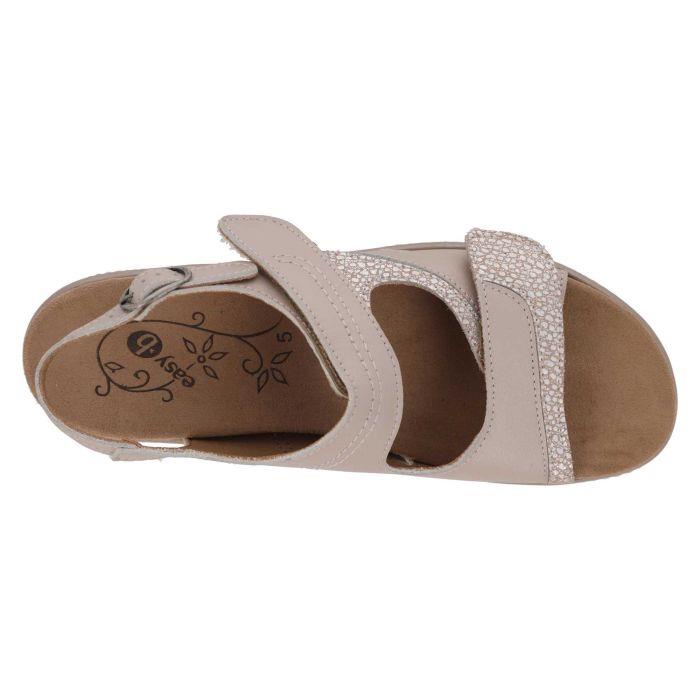 Women's Wide Fit DB Comfrey Sandals in Sky Blue Leather - Image 1