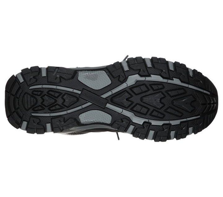 Men's Relaxed Fit Skechers 66283 Selmen Telago Hiking Boots in Black - Image 1