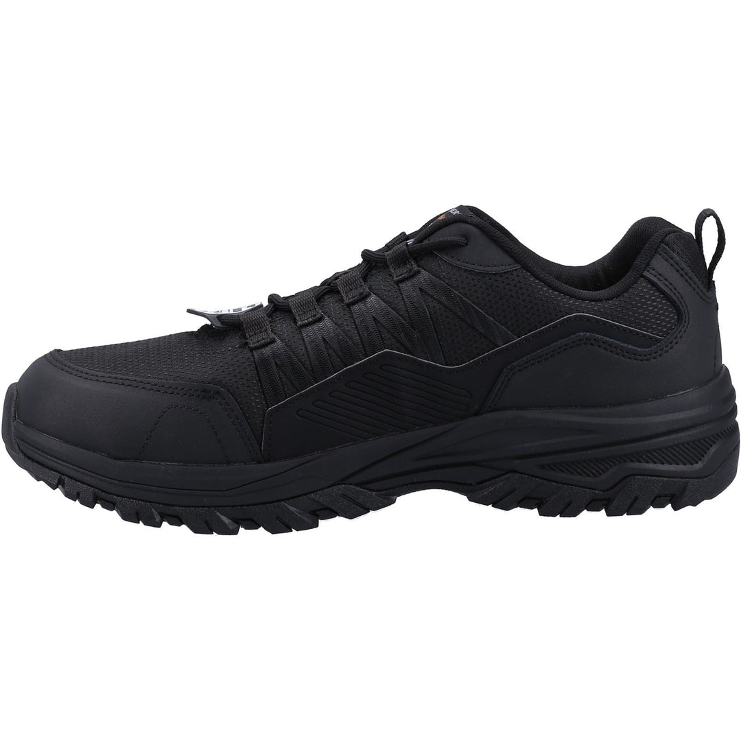 Men's Wide Fit Skechers 200000EC Fannter Occupational Trainers in Black - Image 5