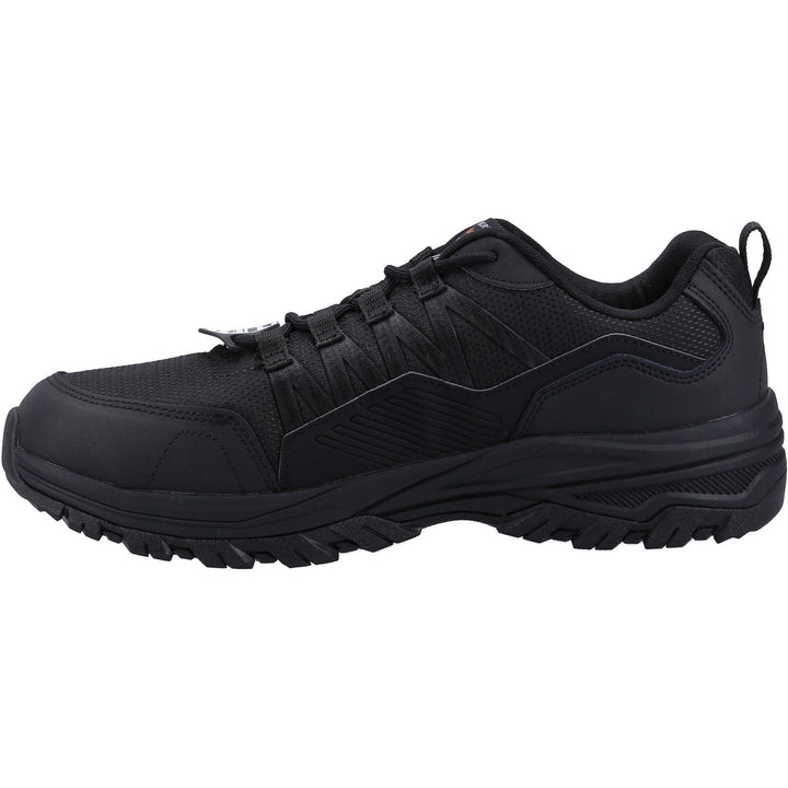 Men's Wide Fit Skechers 200000EC Fannter Occupational Trainers in Black - Image 1